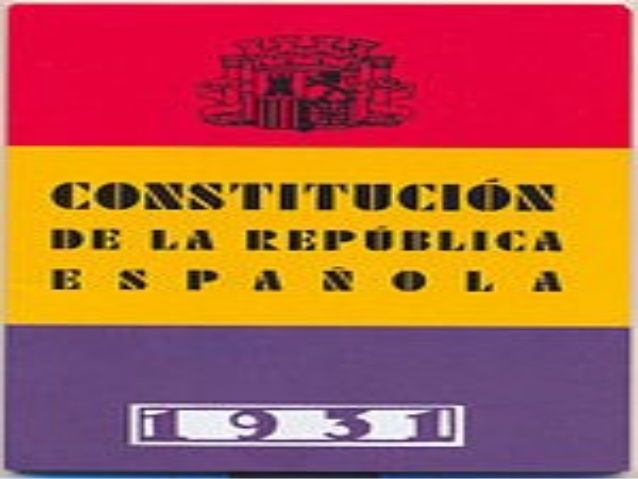 Características de la Constitución de 1931