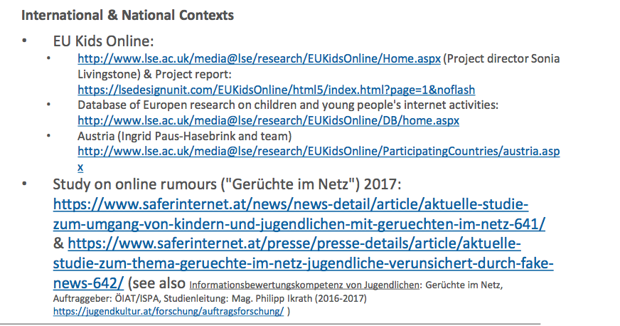 Knowing about children's and teenagers' information behaviour