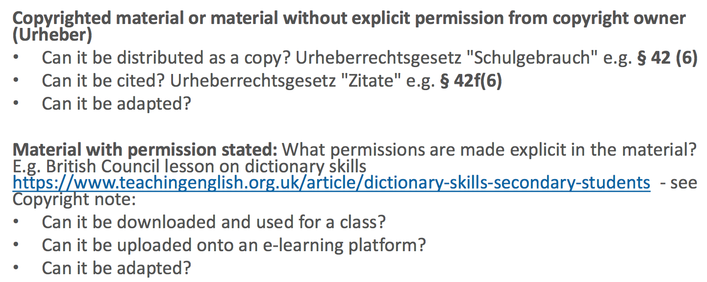 Teaching material