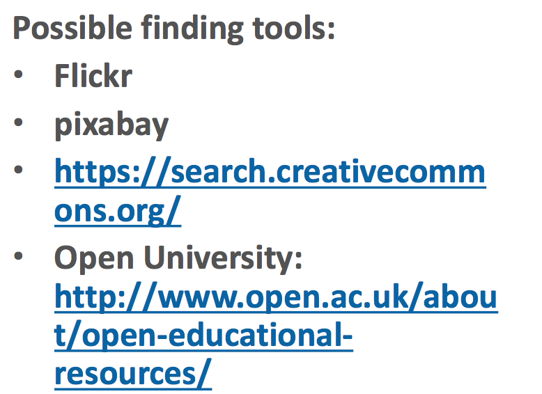 Finding reusable material/OERs
