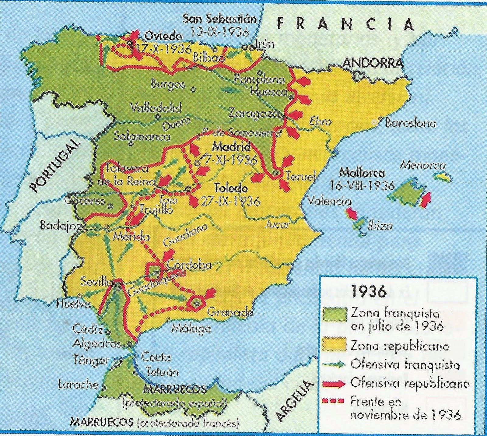 3.- ¿En qué consistió la primera fase de la guerra o guerra de movimientos?