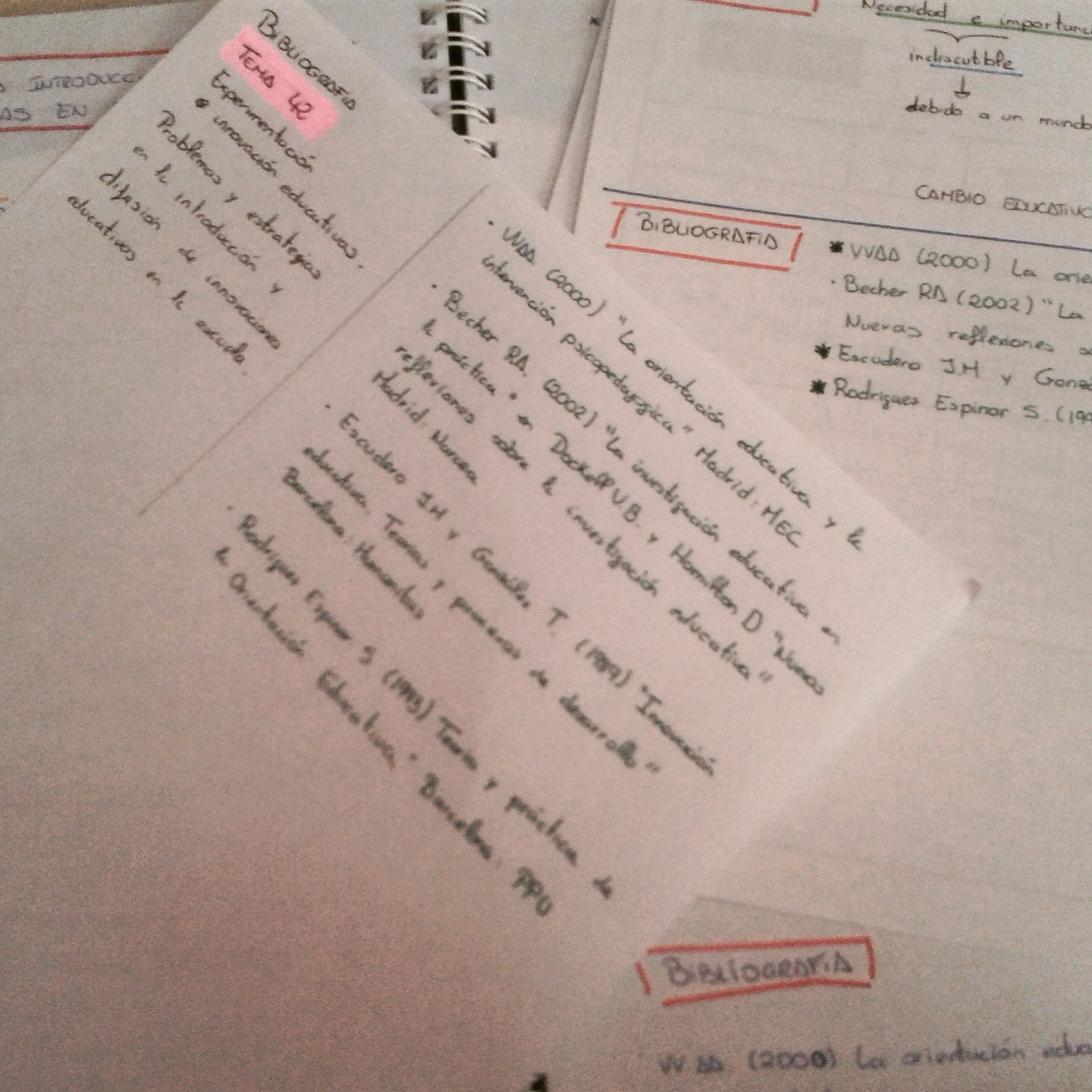 FICHAS REPASO TEMARIO ESPECIFICO