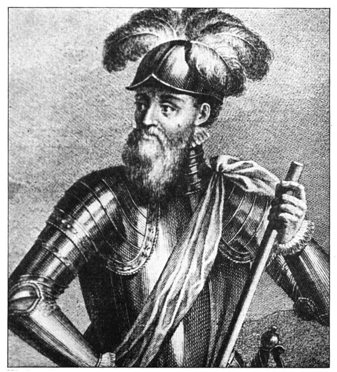Fue un militar y conquistador español de origen extremeño.
