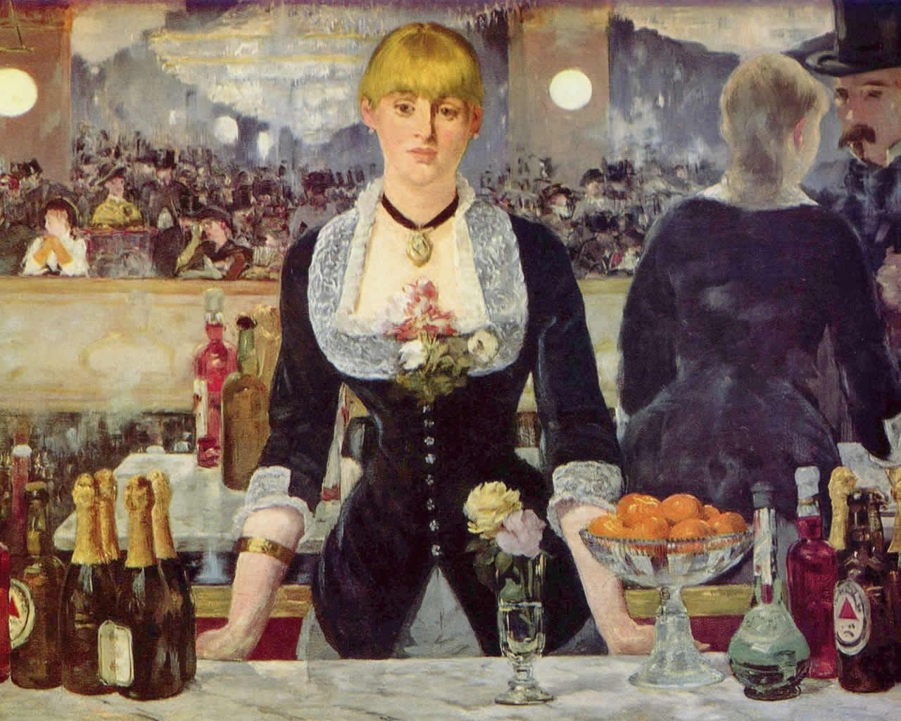 Il bar al Folies-Bergère 1881 Edouard Manet