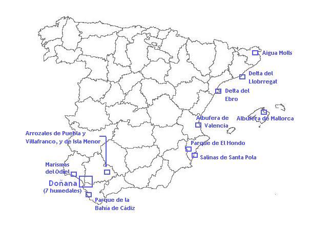 Humedales en España