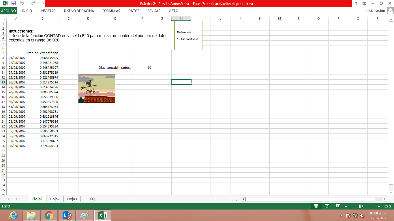 diapositivas excel