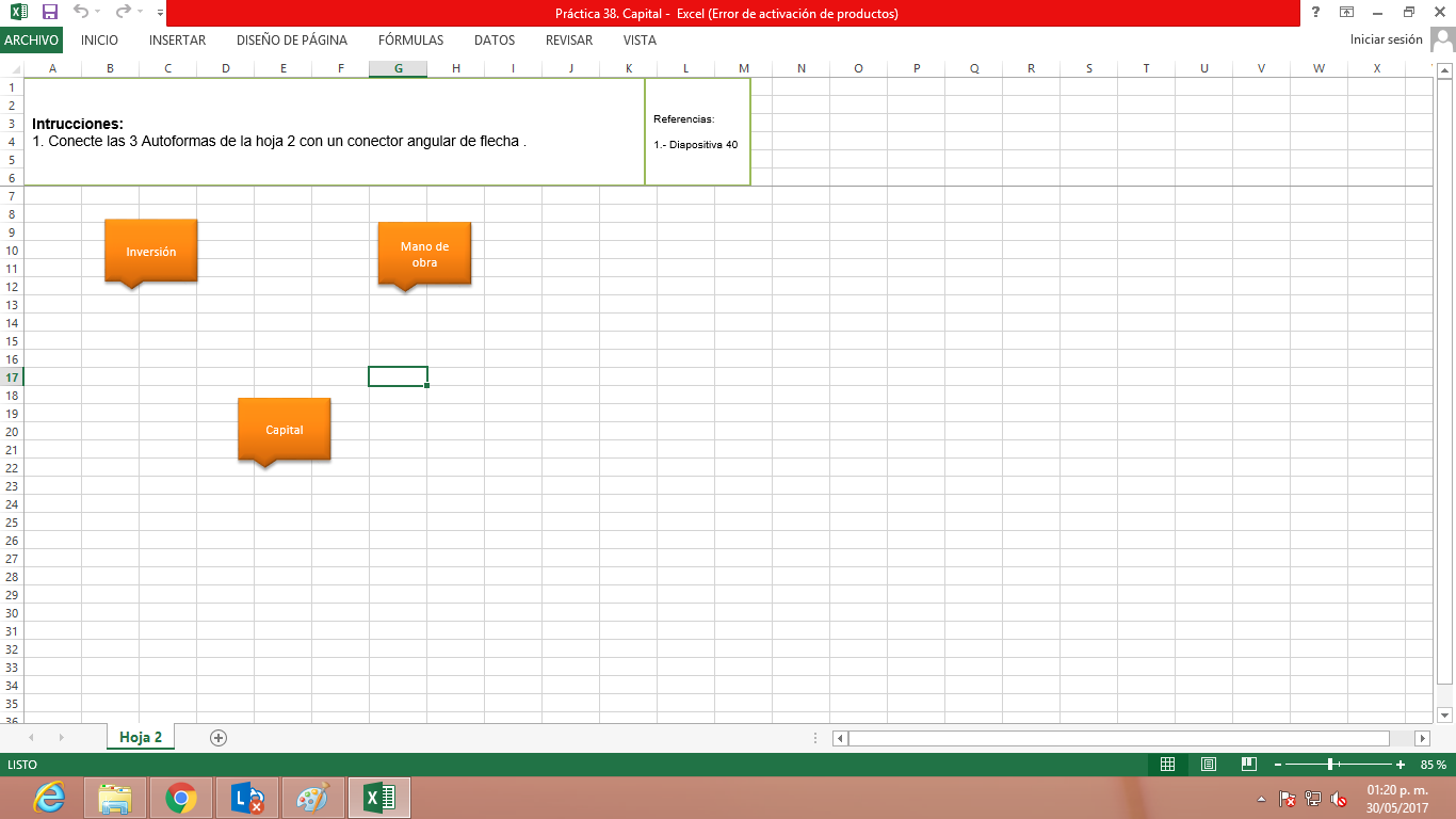 diapositivas excel