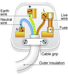Structure of a 3 Pin Plug
