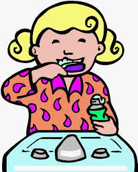 brush one's teeth