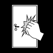 knock tocar (la puerta)