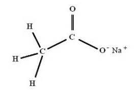 What is the bond holding together sodium ethanoate?