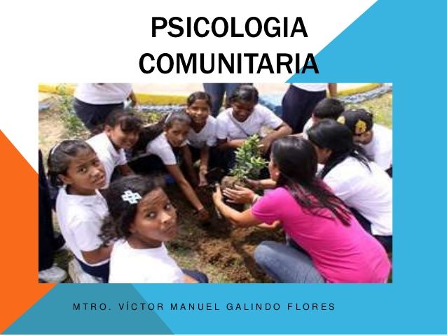 La psicologia comunitaria es un ámbito de investigación de la psicologia en el cual, el objeto de estudio son los colectivos y/o comunida...