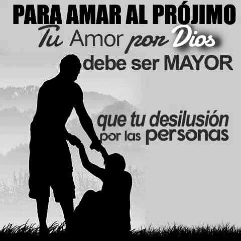 Teniendo amor los unos por los otros, no habrá cabida para los sentimientos negativos y así podremos vivir e paz y hermandad todos juntos.