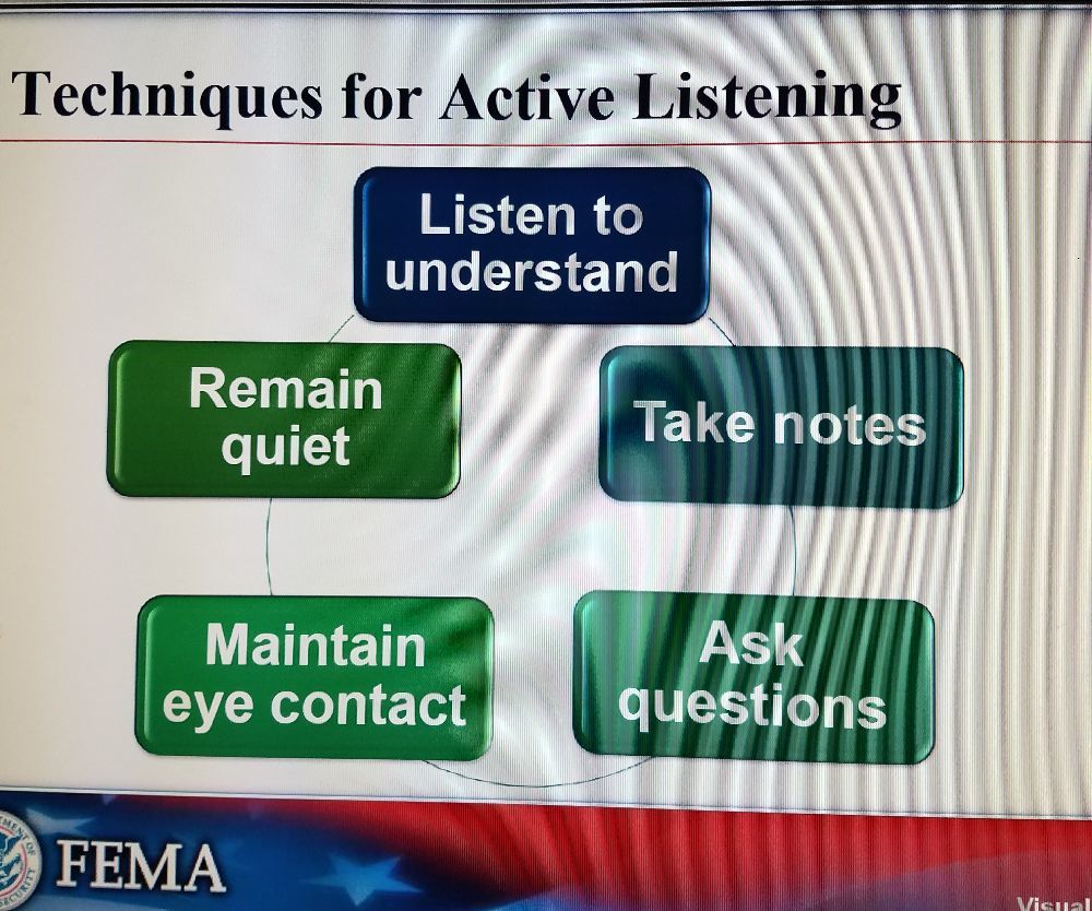 what listening techniques can be used?
