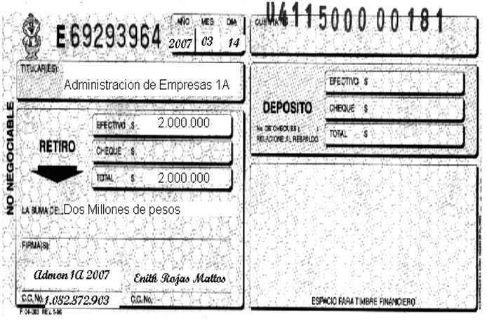 COMPROBANTE DE DEPOSITO