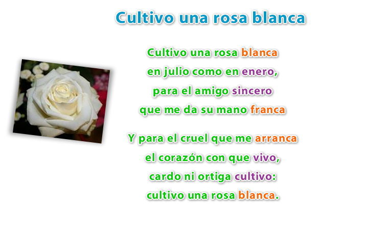 el poema la metrica y la rima