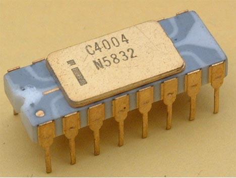 MICROPROCESADOR (CUARTA GENERACIÓN), cambio de generación, SE CONSIGUE QUE EL MODELO DE VON NEUMANN SE CONVIERTA EN UN ÚNICO CIRCUITO, se...