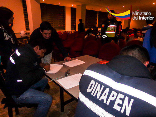 PROCEDIMIENTOS POLICIALES en caso de aprehensión en delito flagrante