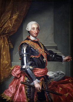 Inicio reinado Carlos III