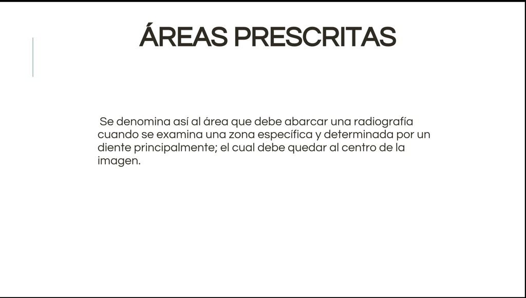 Áreas Prescritas