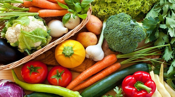 Verduras, vitaminas y minerales