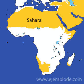 Geografía Desierto del Sahara