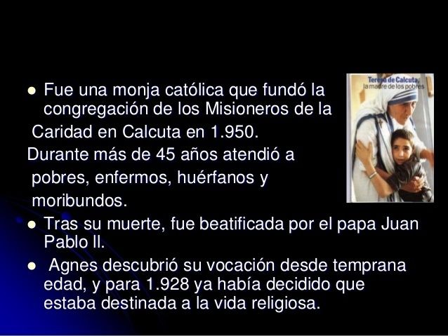 santa madre teresa de calcuta