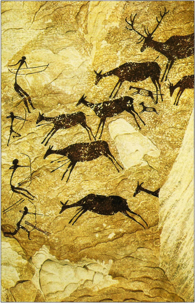 Pintura llevantina d'escena de casa