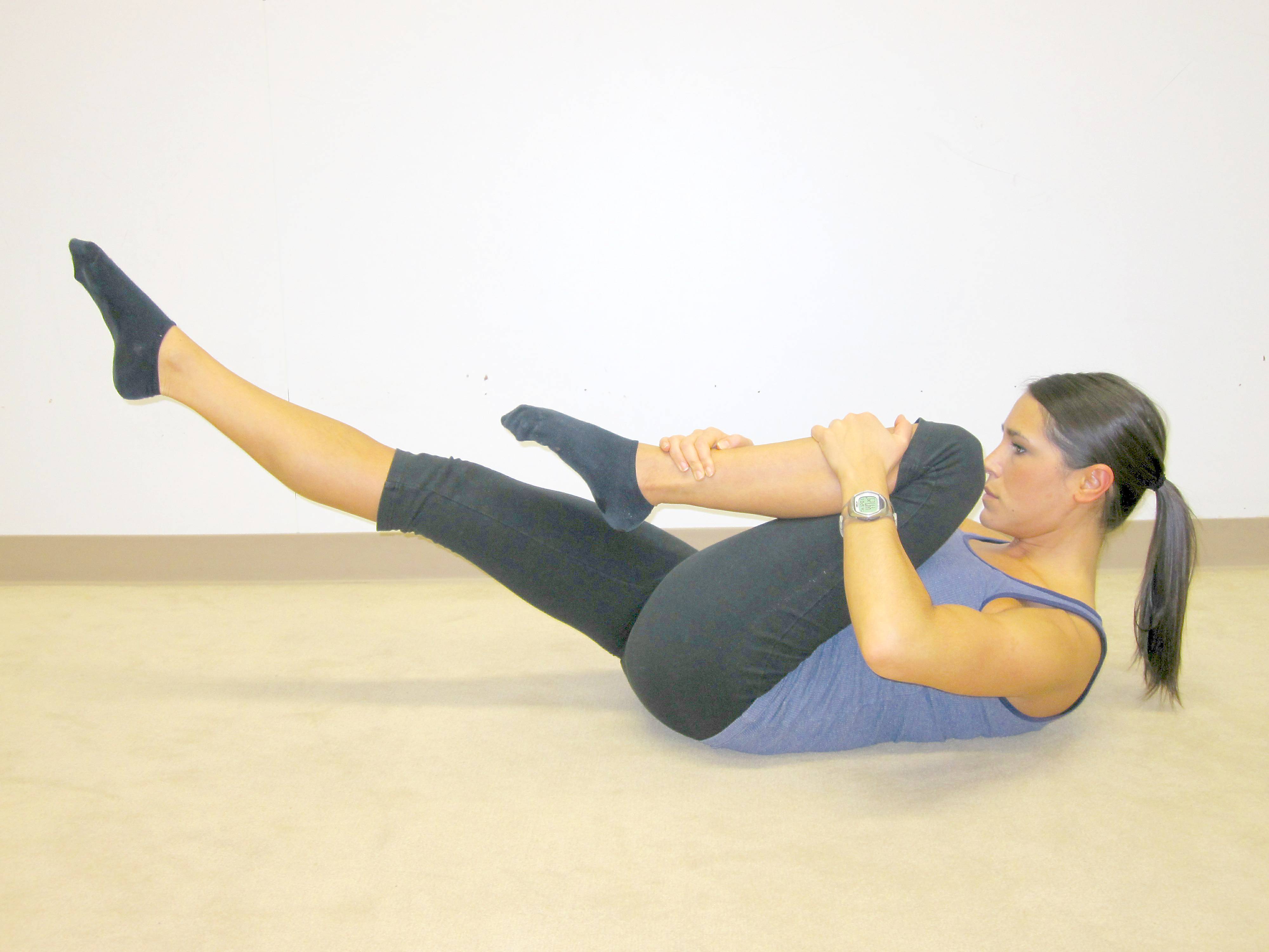 single leg stretch
