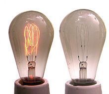 Lámpara incandescente Una bombilla de incandescencia es un dispositivo que produce luz mediante el calentamiento por efecto Joule de un f...