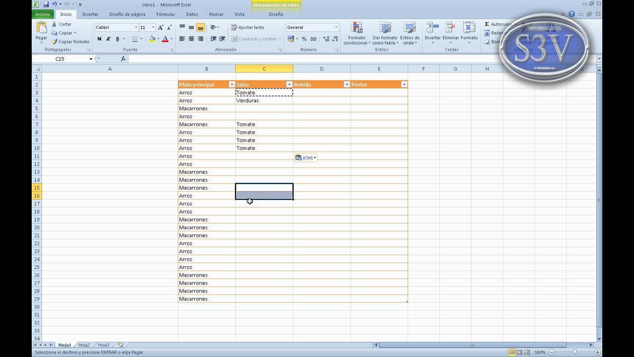 Excel 3103, 3104