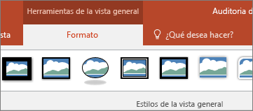 Partes de power point