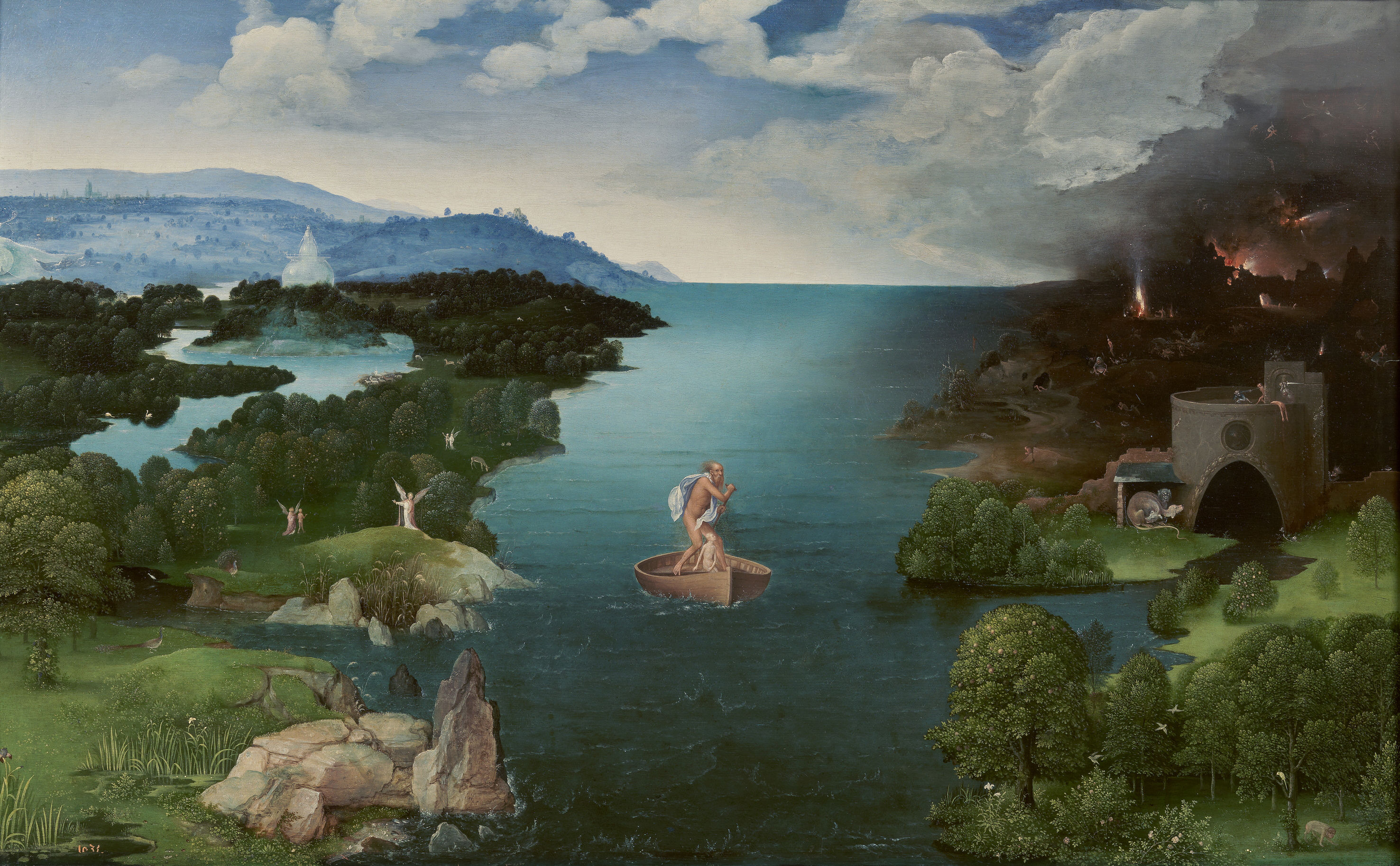 COMETARIO DEL CUADRO: EL PASO DEL LAGO ESTIGIA + PRESENTACIÓN