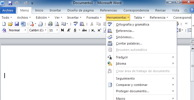 5- Menciona una herramienta de word office.