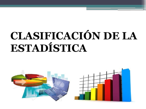 Clasificación de la Estadística