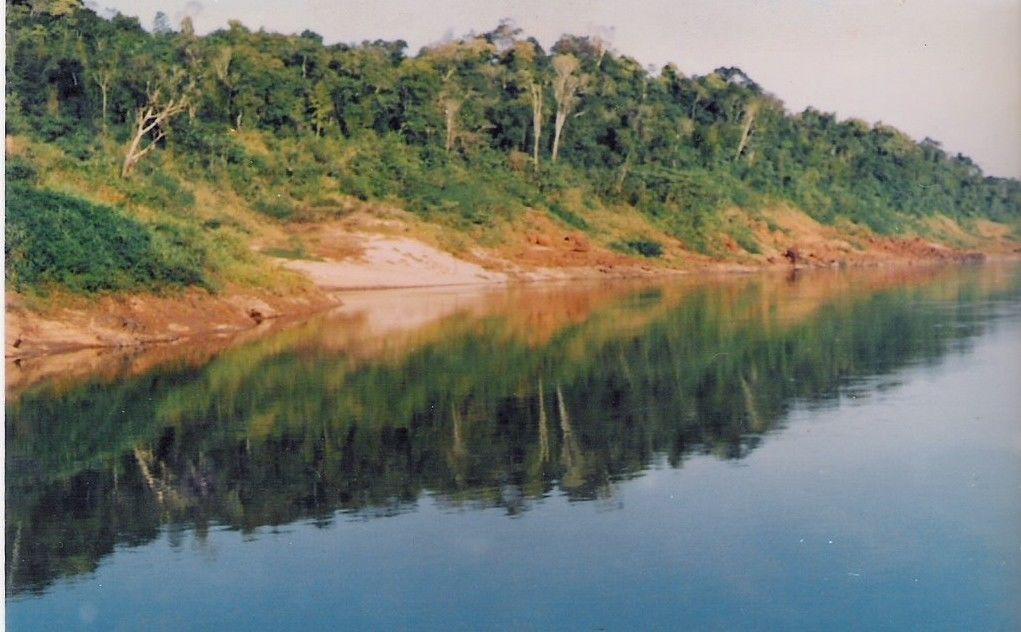 El Paraná, "Pariente del mar" por el oeste y al sur