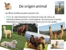 Clasificación de los materiales textiles según su origen