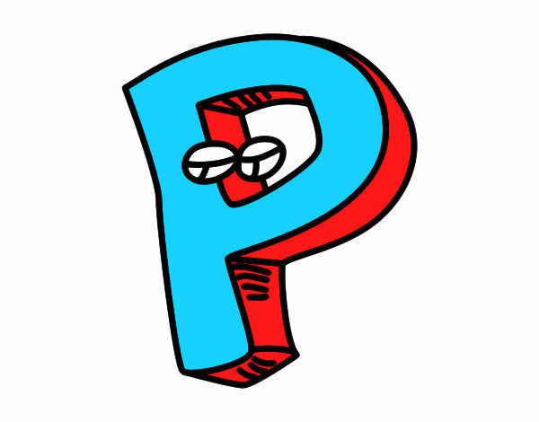 LETRA PE pie puñado