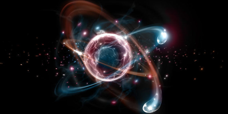 Das Atom als grundlegender Bestandteil des Menschen und der Natur.