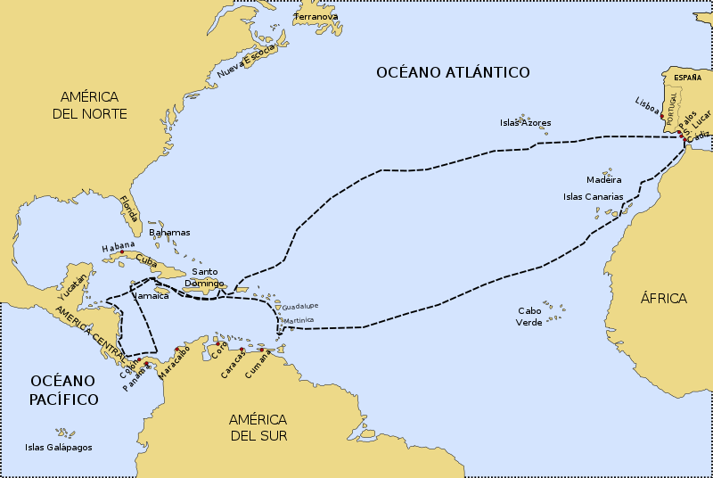 VIAJES DE EXPLORACIÓN A AMÉRICA Y SU IMPACTO EN AMBOS CONTINENTES