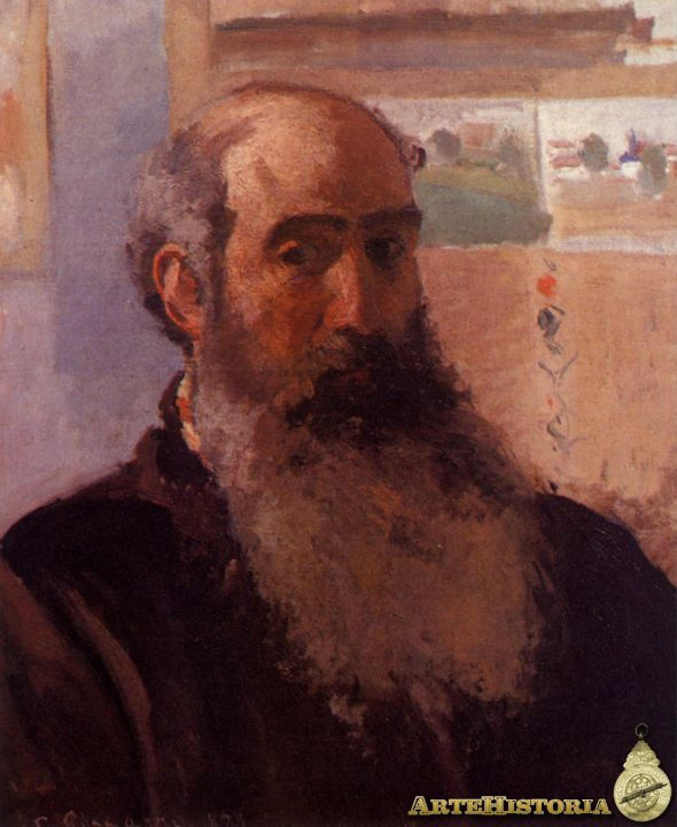 Pintor que creo la pintura "Camino a Versalles, Rocquencourt"