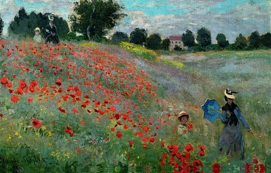 Pintor que creo la pintura "Campo de amapolas"