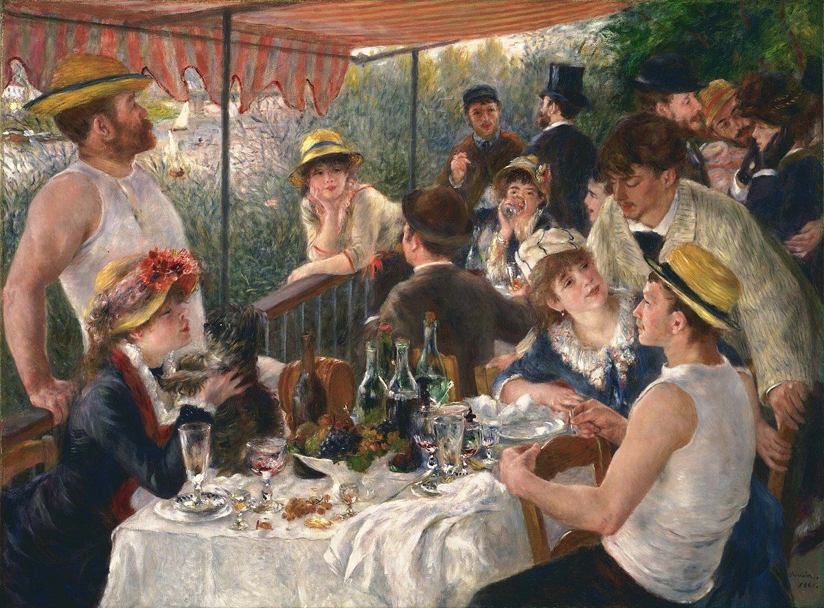 Pintor que creo la pintura "El almuerzo de los remeros"