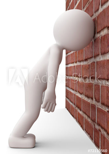 chocar contra algo/ chocar con la pared