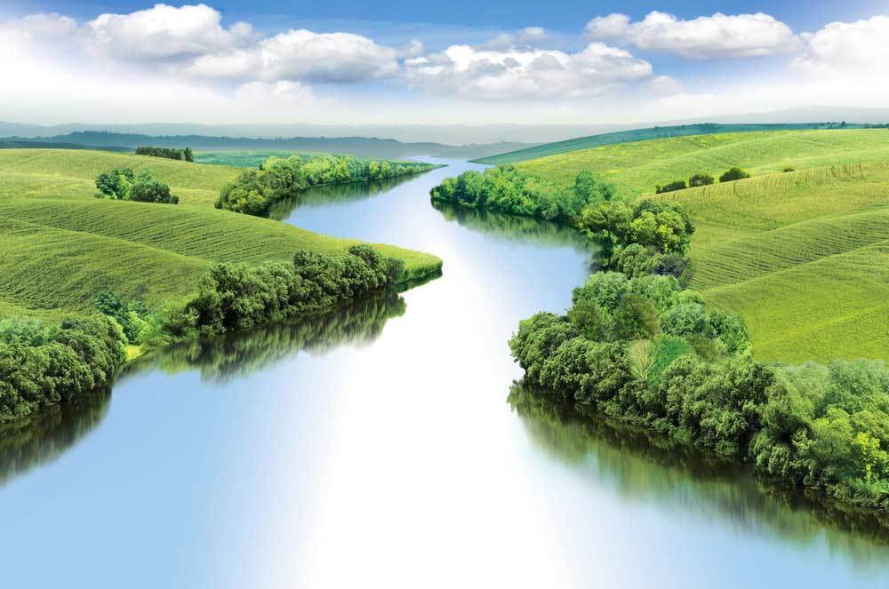 a river