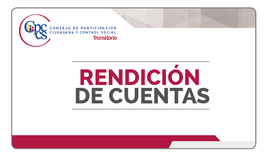 Rendición de cuentas