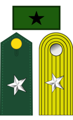 teniente (segundo)