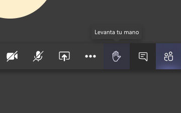 5.- Levantar la mano cuando se desea participar.
