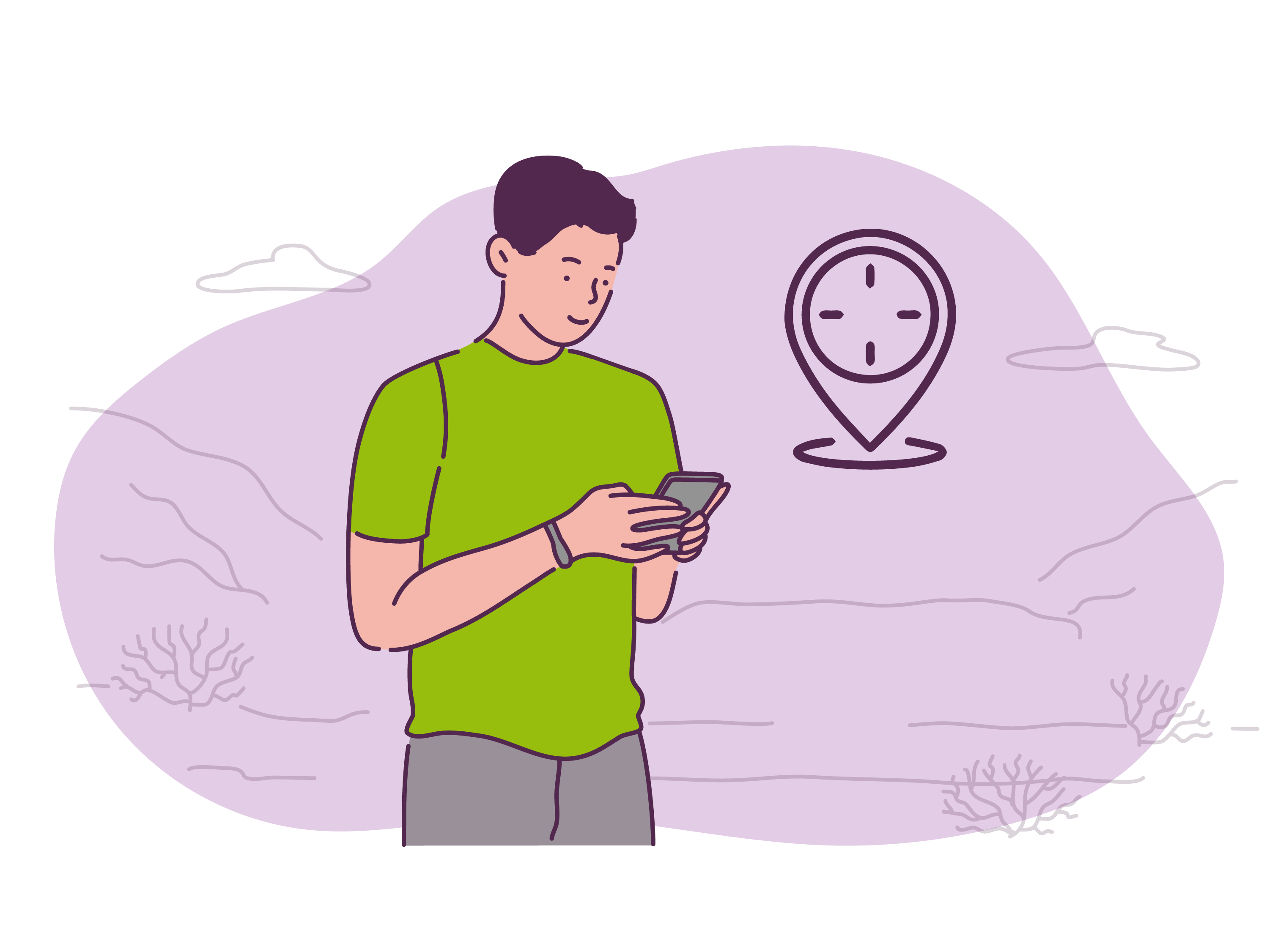 PIN DOWN: Exigir respuesta , Detectar algo o alguien , Localizar a alguien