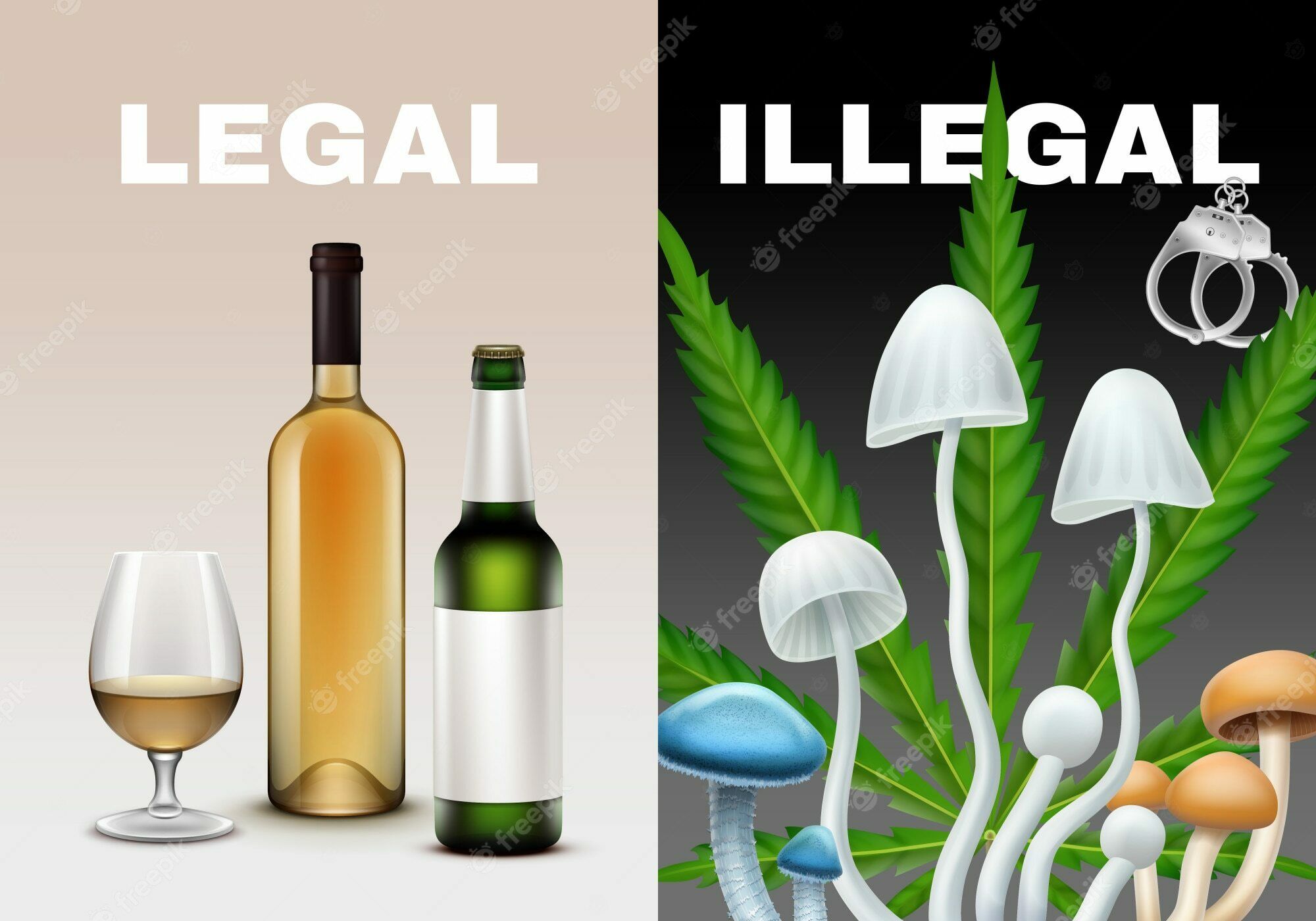 Las drogas lícitas o legales son aquellas legalmente disponibles mediante prescripción médica o cuya comer-cialización es permitida; y la...